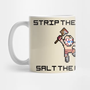 Borderlands Psycho "Strip The Flesh, Salt The Wound" 8-Bit Pixel Art Mug